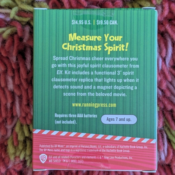 Elf Spirit Clausometer Sign - Picture 2 of 2